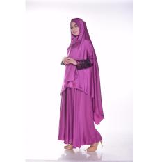 Gamis Syar'i Sarah Maxmara Rose Pink