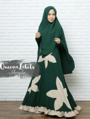 Gamis Syari Shayla Hijau Original by QueenaLabels READY