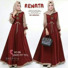 Gamis Syari Wanita Renata Maxy Dress Baju Gamis Murah