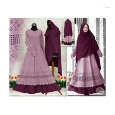 GAMIS TGN PJG SLETING PUNGGUNG WUDHU FRIENDLY LAYER ROK KELILING +KHIMAR BERGO JUMBO NO PAD BHN MAXMARA MIX BALOTELI ZAQUARD FIT XL LD 104 PJ 140