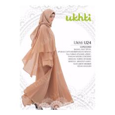 Gamis Ukhti Silky Sifon U24 Capucino