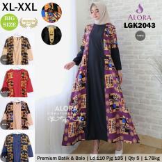 GAMIS WANITA PREMIUM BATIK BALLOTELY JUMBO XL-XXL 20-43