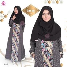 Gamis Yasmeera Laras Dress B Black - Baju Muslim Wanita Baju Muslimah