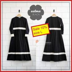 Gamis Yasmeera Salma Series Black - Baju Gamis Wanita Busana Muslim
