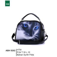 Garsel Fashion Abh 5202 Tas Handbag Bisa Selempang Wanita-Synth Filda-Modis(Hitam)