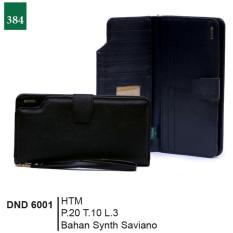 Garsel Fashion Dnd 6001 Dompet Kancing Wanita-Synth Saviano-Modis(Hitam)