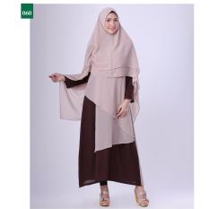 Garsel Fashion Dress Muslim / Gamis Syar'i Wanita FTW 0043 - CKLKOM Bahan Sifon
