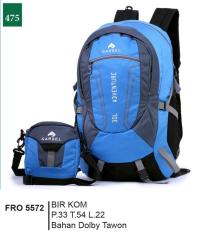 Garsel Fashion Fro 5572 Tas Ransel 2in1 Pria-Dolby Tawon-Bagus(Biru Kombinasi)
