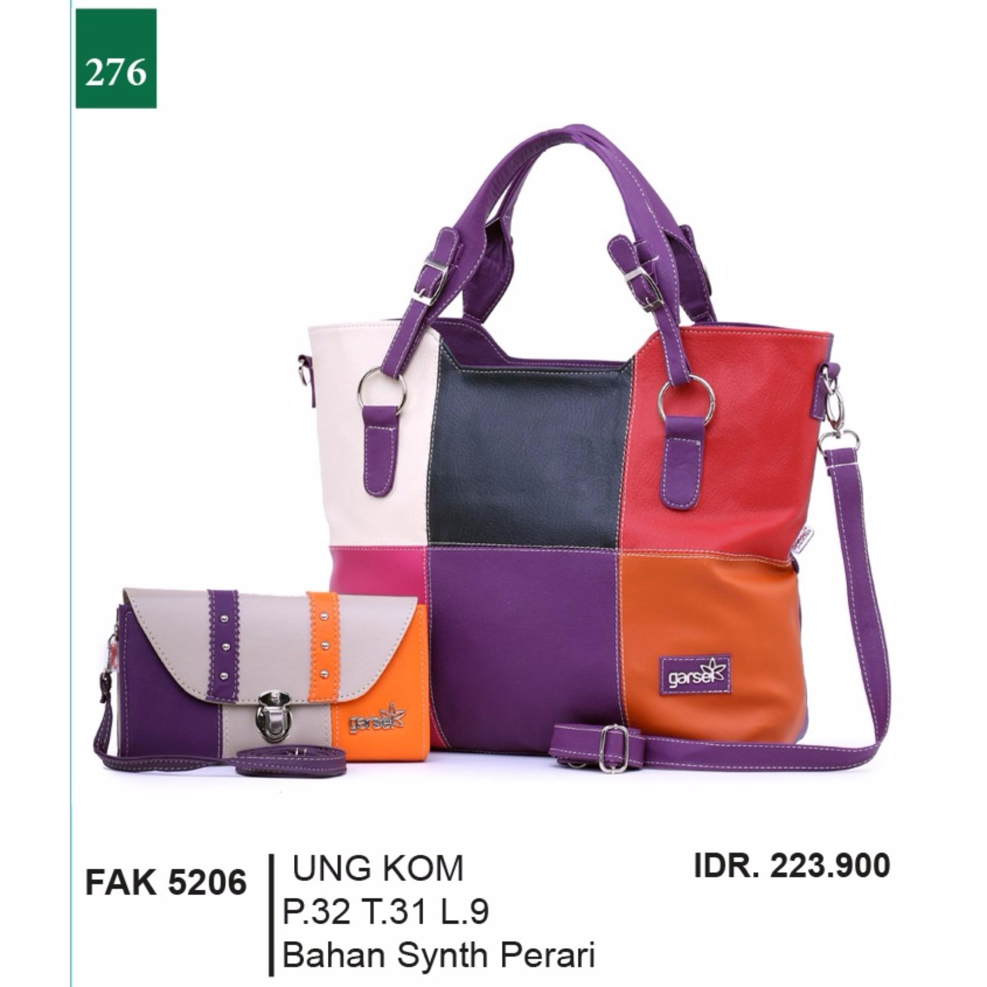 Garsel Fashion Tas Jinjing / Tas Bahu / Tas Selendang Wanita FAK 5206 - UNGUKOM Bahan Synth Perari