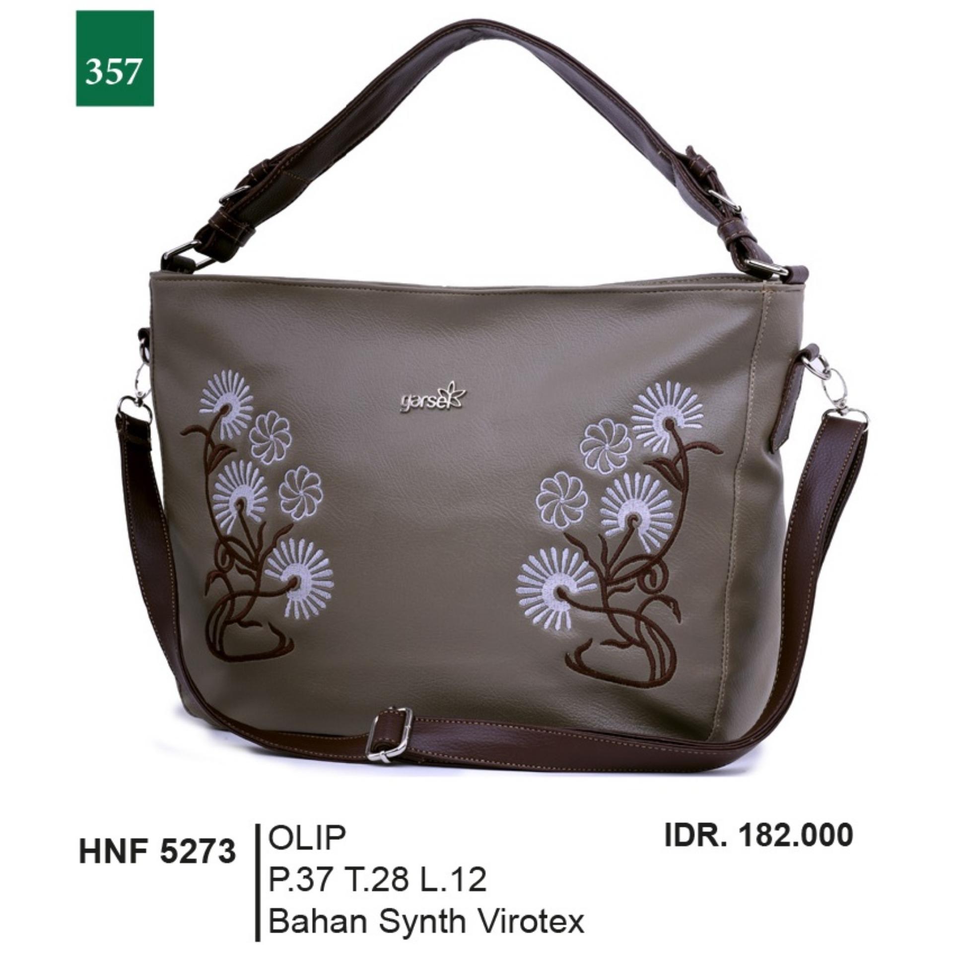 Garsel Fashion Tas Jinjing / Tas Bahu / Tas Selendang Wanita HNF 5273 - OLIP Bahan Synth Virotex