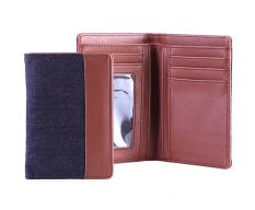 Garsel GDK 004/6808 Dompet Lipat Pria - Denim - Keren - Blue Comb