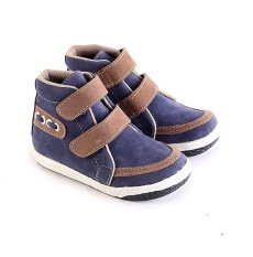 Garsel L243 Sepatu Boots Balita Laki-Laki - Pu Sol Tpr - Keren (Biru-Coklat)