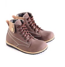 Garsel L244 Sepatu Boots Balita Laki-Laki - Synth - Bagus (Coklat)