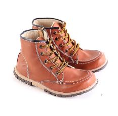 Garsel L247 Sepatu Boots Balita Laki-Laki - Synth - Keren (Coklat)