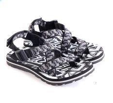 Garsel L257 Sandal Gunung Anak Laki-Laki - Webbing - Keren (Hitam-Abu)