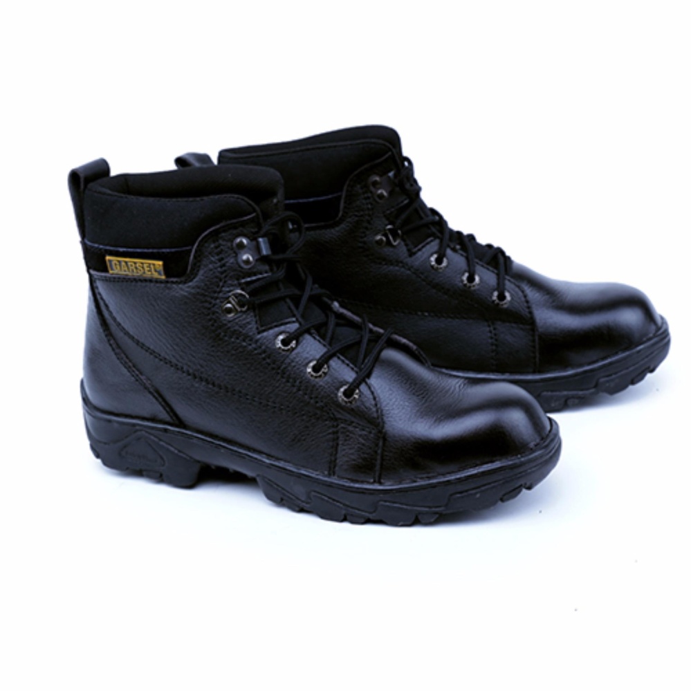 Garsel Sepatu Boots & Safety / Safety Shoes Pria GRN 2506 Bahan Premium Leather