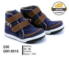 GARSEL Sepatu Boots Anak / Sepatu Casual / Sepatu Anak GIHx9515 Blue Brown