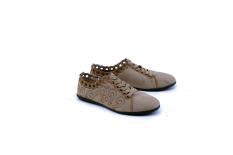Garsel Shoes GIA 5406 Sepatu Slip On Casual Wanita-Sintetis-Tpr-New Katalog Cantik Dan Modis(Cream)