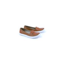 Garsel Shoes GJR 5412 Flat Shoes Casual Wanita-Sintetis-Tpr-New Katalog Cantik Dan Modis(Merah Bata)