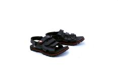 Garsel Shoes GJS 9001 Sandal Anak Gunung Laki-Laki-Webbing-Karet-New Katalog Lucu Bagus(Hitam)