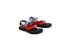 Garsel Shoes GJS 9003 Sandal Anak Gunung Laki-Laki-Webbing-Karet-New Katalog Lucu Bagus(Merah Kombinasi)