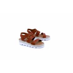 Garsel Shoes GMM 8540 Sandal Teplek Casual Wanita-Sintetis-Tpr-New Katalog Cantik Dan Modis(Merah Bata)