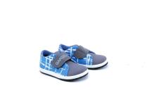 Garsel Shoes GNW 9500 Sepatu Anak Slip On Casual Laki-Laki-Sintetis-Tpr-New Katalog Lucu Bagus(Biru – Abu)