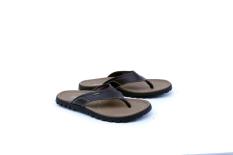 Garsel Shoes GRI 3427 Sandal Casual Pria-Leather-Tpr - -New Katalog Murah Keren(Coklat Tua)