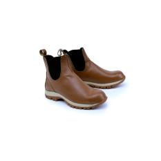 Garsel Shoes GRN 2501 Sepatu Safety Boot Pria-Premium Leather-Karet - -New Katalog Bagus Kuat(Tan)