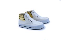 Garsel Shoes GTD 6569 Sepatu Boot Sneaker Casual Wanita-Sintetis-Tpr-New Katalog Cantik Dan Modis(Putih)