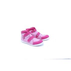 Garsel Shoes GW 9541 Sepatu Anak Sneaker Casual Boot Perempuan-Sintetis-Tpr-New Katalog Lucu Bagus(Pink)