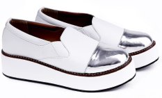 Garucci GOK 5104 Sepatu Casual Sneaker/ Kets Wanita - Synthetic - Gaya (Putih Kombinasi)