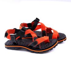 Garucci Gsg 3081 Sandal Casual/Gunung Pria-Webbing-Bagus(Orange Kombinasi)
