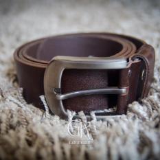 Garut Kulit Casual Belt (Dark Brown)