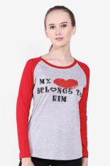 GatsuOne Pakaian Atasan T-Shirt Kaos Wanita Graine Tshirt Grey Combination Diskon discount murah bazaar baju celana fashion brand branded