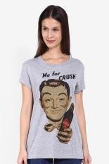 GatsuOne Pakaian Atasan T-Shirt Kaos Wanita Roanne Tshirt Grey Misty Diskon discount murah bazaar baju celana fashion brand branded