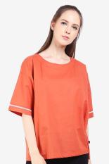 GatsuOne Pakaian Blouse dan Kemeja Wanita Imabari Blouse - Merah bata Diskon discount murah bazaar baju celana fashion brand branded