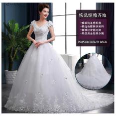 Gaun Pengantin Ekor Baju Pengantin Ekor -Wedding Dress 2017 Dl005-Yy - Ksixmr