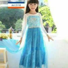 Gaun Pesta anak elsa frozen / Dress pesta anak