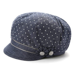 Gaya Jepang Musim Semi atau Gugur Baru Perempuan Topi Baret Topi (Biru)