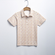 Gaya Korea dari Katun Baru Kaus Lengan Pendek Kemeja (003 Model)