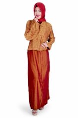 Gayasri Gamis Gsg 002 - Merah Bata Tua Gold
