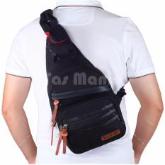 Tas Selempang Gear Bag Slingbag Army Air Force - Black Tas Pria Tas Messenger Tas Slempang Crossbody Man Tas Fashion Pria