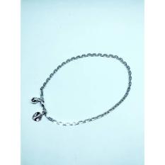 Gelang Kaki Tambang Lapis Emas Putih 22K - Dd9d33