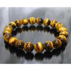 gelang tasbih batu akik tiger eye natural untuk terapi kesehatan tubuh