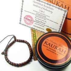 Gelang Tasbih Kokka Fuqaha Asli Kaukah Timur Tengah - Marjan Kotak Coklat