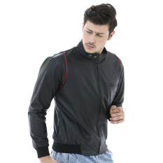 Gems walker Jaket Kulit Sintetis Touring Hitam Sk24 Aril
