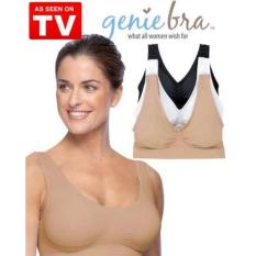 GENIE BRA / Klasik / 3 pcs Warna putih, krem dan hitam