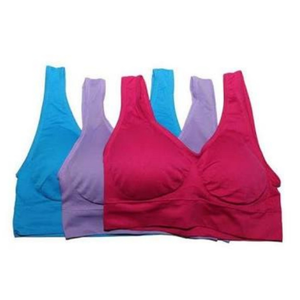 Genie Bra Summer - 3 Pcs -  Ungu, Pink, Tosca