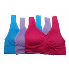 Genie Bra Summer - 3 Pcs - Ungu, Pink, Tosca